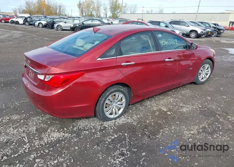 2012 Hyundai Sonata Gls z USA, uszkodzony, nr VIN 5NPEB4AC4CH384050